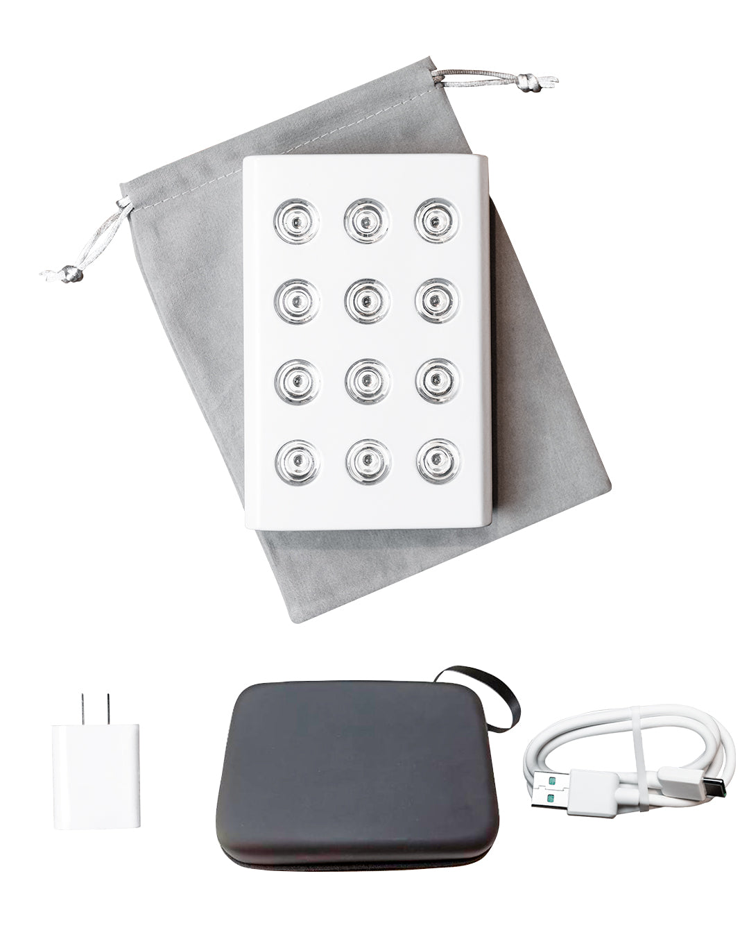 What's included with the Orion Edge. Portable and Wireless Red Light Therapy device. Orion RLT